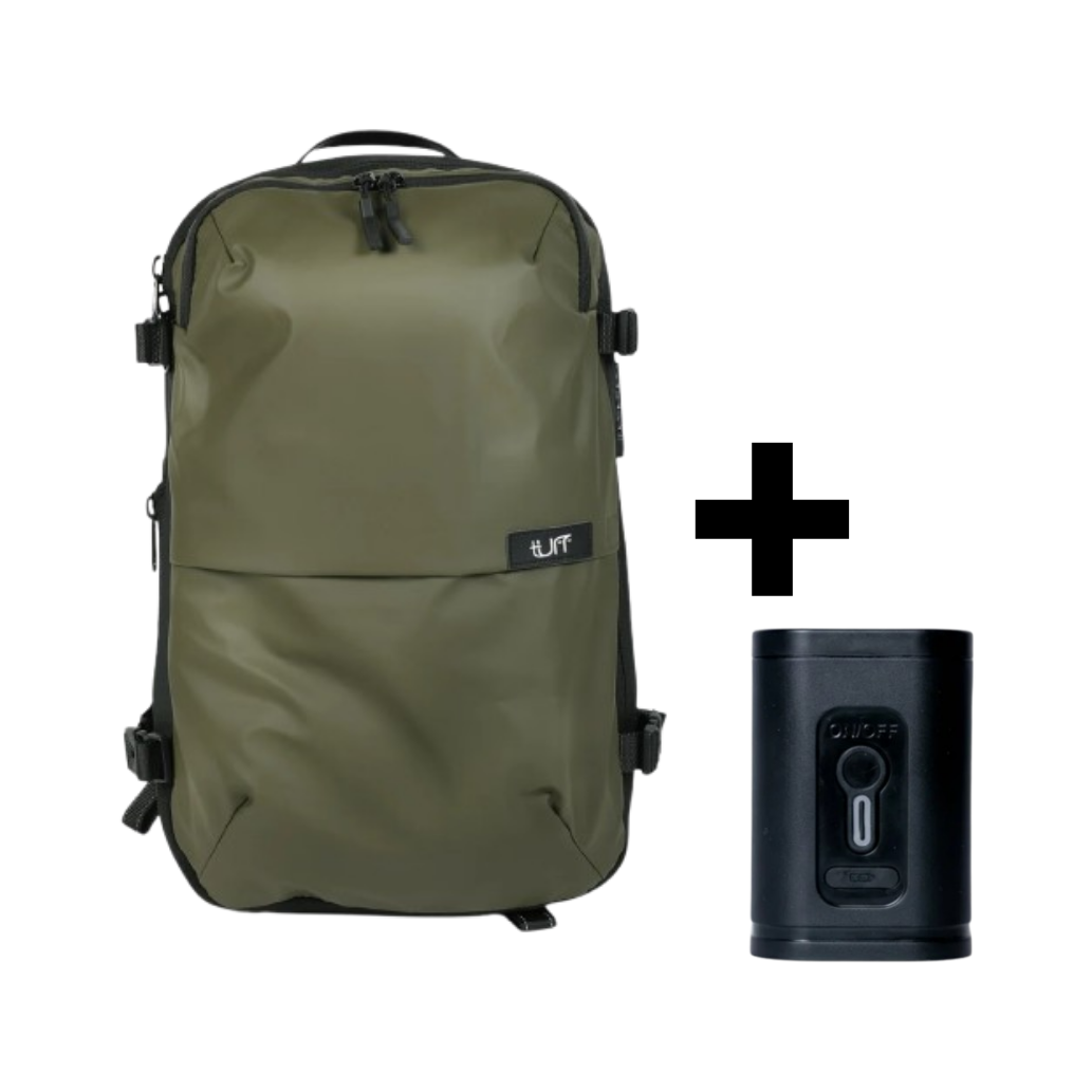 حقيبة ظهر  Tuff Vacuum Tech™ + حزمة مضخة هواء مجانية.